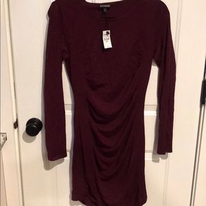 Burgundy woman’s  dress, size medium